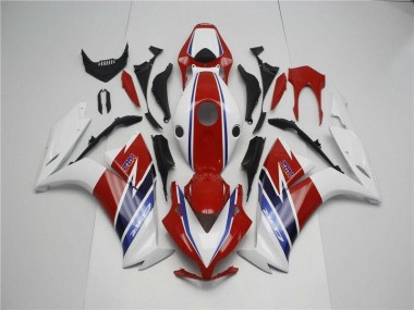 Carénage Moto CBR 1000 RR 12-16 - Rouge Blanc Bleu