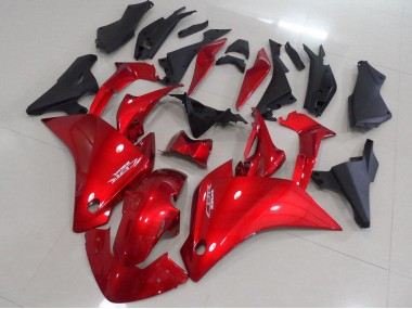 Carénage Moto CBR 250 RR 11-13 - Rouge Noir Mat