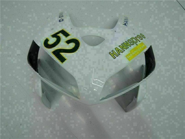 Carénage Moto CBR 600 RR 05-06 - Blanc Jaune Vert 52