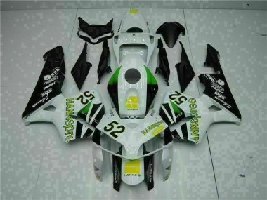 Carénage Moto CBR 600 RR 05-06 - Blanc Jaune Vert 52