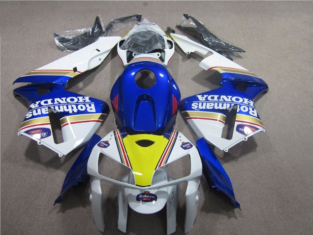 Carénage Moto CBR 600 RR 05-06 - Bleu Blanc Rothmans