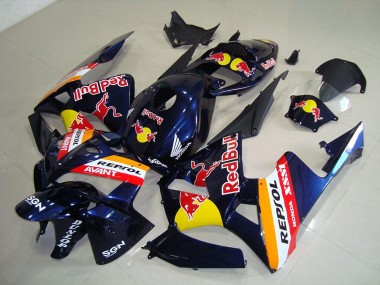 Carénage Moto CBR 600 RR 05-06 - Bleu Foncé Red Bull Repsol