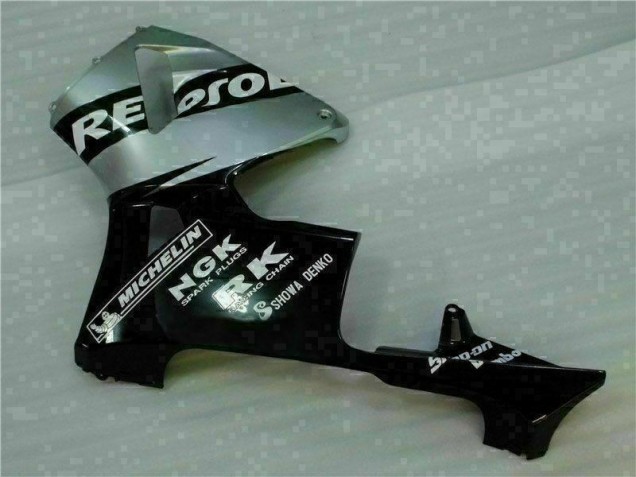 Carénage Moto CBR 600 RR 05-06 - Noir Argent Repsol