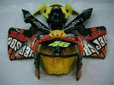 Carénage Moto CBR 600 RR 05-06 - Noir Rouge Jaune 46