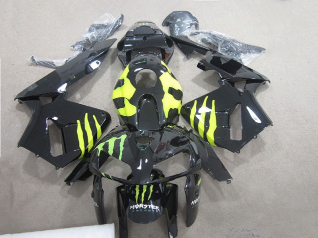 Carénage Moto CBR 600 RR 05-06 - Noir Vert Monster