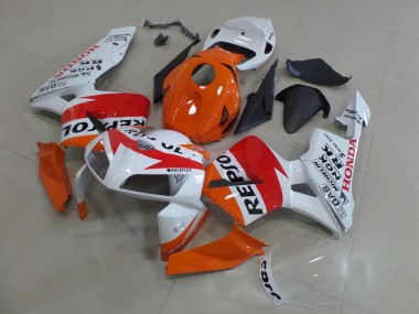 Carénage Moto CBR 600 RR 05-06 - Orange Blanc Repsol