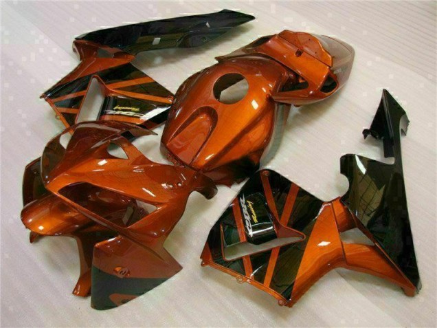 Carénage Moto CBR 600 RR 05-06 - Orange Noir