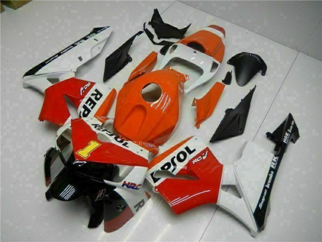 Carénage Moto CBR 600 RR 05-06 - Orange Repsol