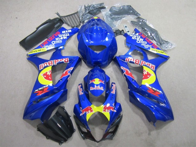 Carénage Moto GSXR 1000 K7 07-08 - Bleu Red Bull