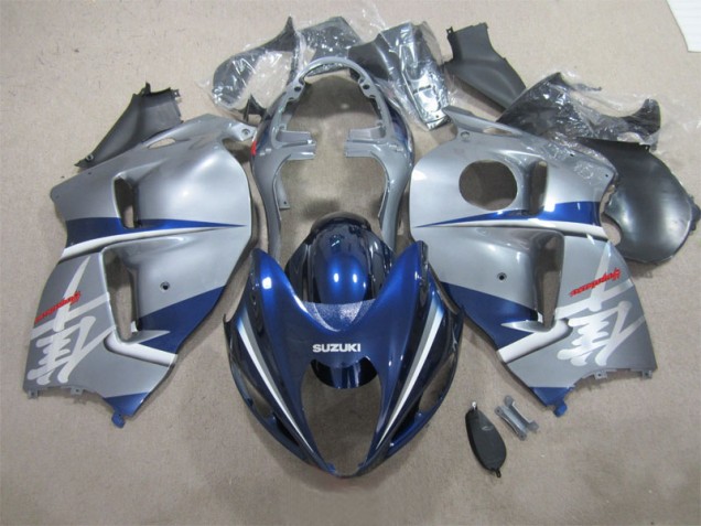 Carénage Moto GSXR 1300 Hayabusa 96-07 - Argent Bleu