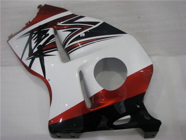 Carénage Moto GSXR 1300 Hayabusa 96-07 - Orange Blanc Noir