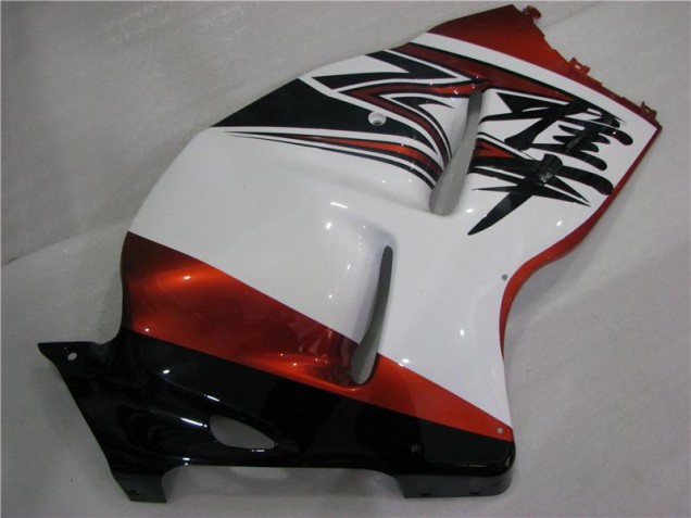 Carénage Moto GSXR 1300 Hayabusa 96-07 - Orange Blanc Noir