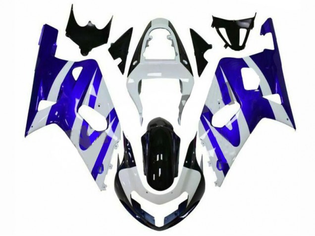 Carénage Moto GSXR 600 / 750 K1 K2 K3 01-03 - Bleu Blanc