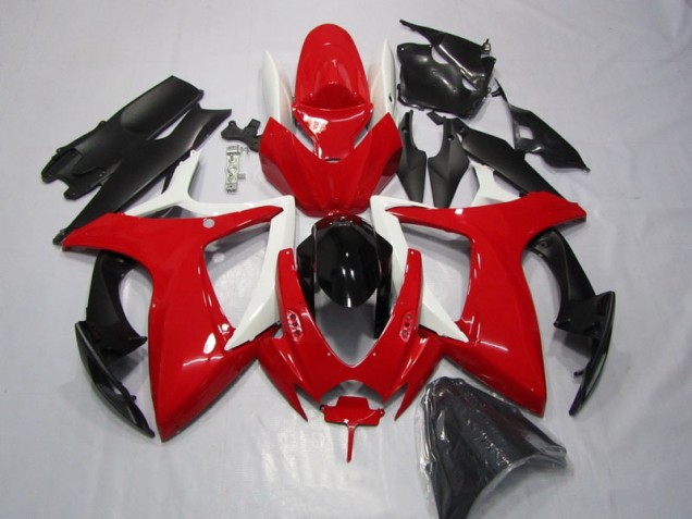 Carénage Moto GSXR 600 K6 06-07 - Rouge Noir