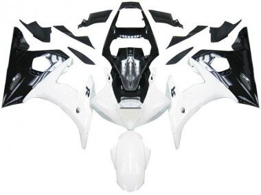 Carénage Moto R6 03-05 - Noir Blanc