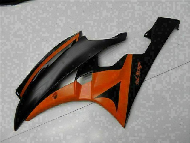 Carénage Moto R6 06-07 - Orange Noir