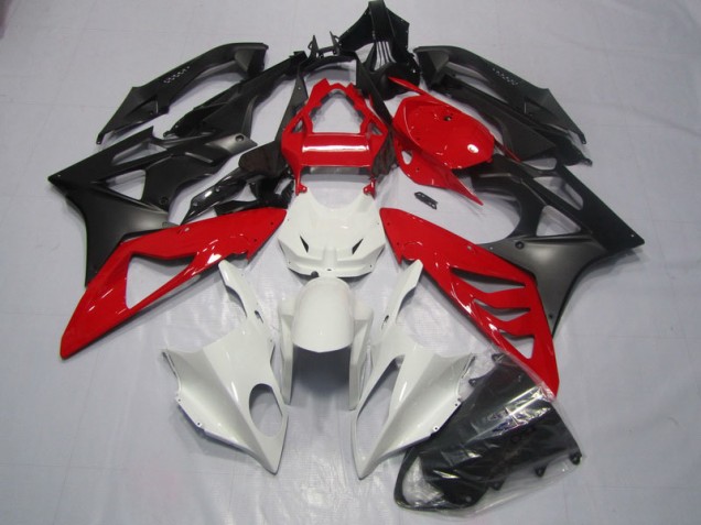 Carénage Moto S1000RR 09-14 - Blanc Rouge Noir