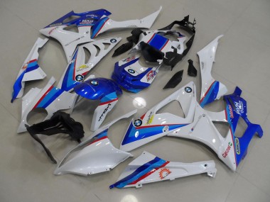 Carénage Moto S1000RR 09-14 - Bleu Blanc