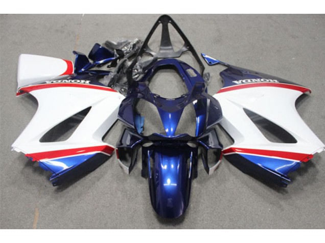 Carénage Moto VFR 800 02-13 - Bleu Blanc