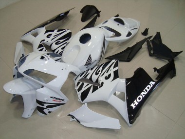 Carénages Moto CBR 600 RR 05-06 - Blanc Noir