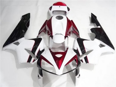 Carénages Moto CBR 600 RR 05-06 - Rouge Blanc Noir