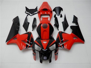 Carénages Moto CBR 600 RR 05-06 - Rouge Noir