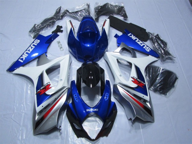 Carénages Moto GSXR 1000 K7 07-08 - Bleu Blanc