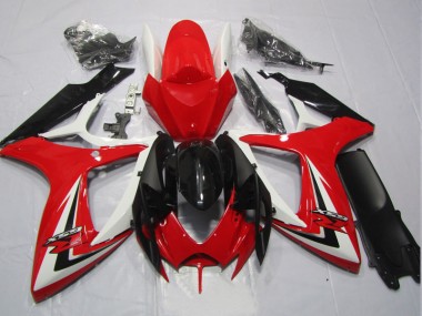 Carénages Moto GSXR 600 K6 06-07 - Noir Rouge