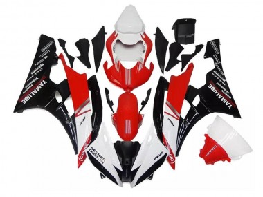 Carénages Moto R6 06-07 - Blanc Rouge Noir