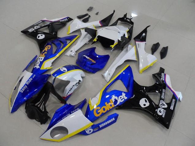 Carénages Moto S1000RR 09-14 - Bleu Blanc GoldBet