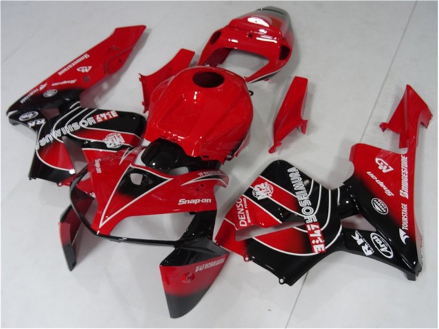 Kit Carénages Motos & Plastique CBR 600 RR 05-06 - Rouge Noir