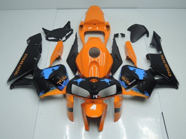 Kit Carénages Motos Complet CBR 600 RR 05-06 - Orange Noir