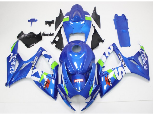 Kit Carénages Motos Complet GSXR 600 / 750 K6 06-07 - Bleu Blanc