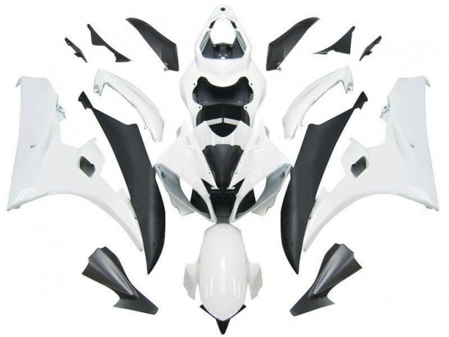 Kit Carénages Motos Complet R6 06-07 - Blanc Noir