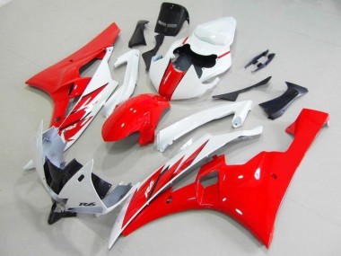 Kit Carénages Motos & Plastique R6 06-07 - Rouge Blanc